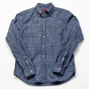 Checkers Shirt // Dark Indigo