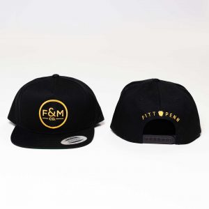 F&M Co. Snapback Hat // Canvas - Black