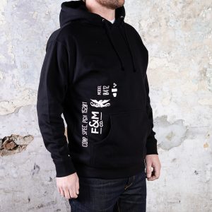 F&M Co. Heavyweight/ Oversized Pullover Hoodie // Antique Black